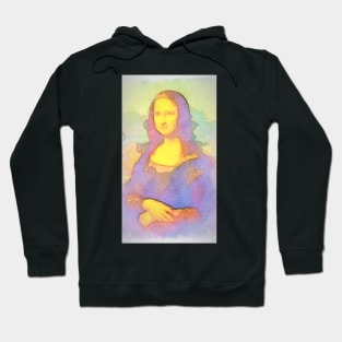 Gioconda - Mona Lisa instagram filters - Watercolors Hoodie